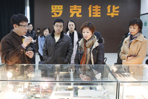 渣打银行华北区行政总裁张晓蕾考察1号娱乐科技1