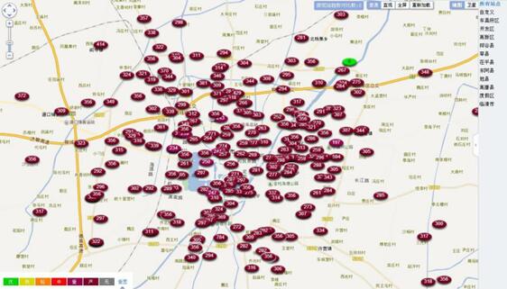 微观站点各地大气质量指数