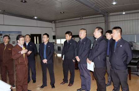 省二建集团领导一行莅临1号娱乐科技参观指导2