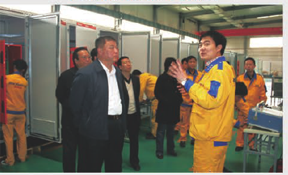 省政府副秘书长孙跃进一行莅临1号娱乐科技考察