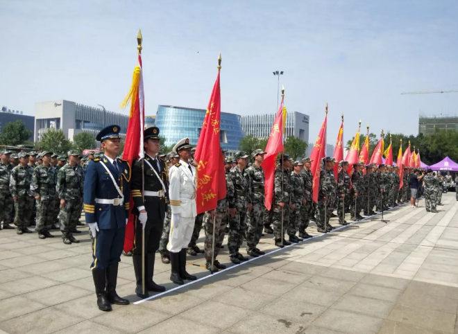 1号娱乐科技报国 亮相民兵建设成果展2