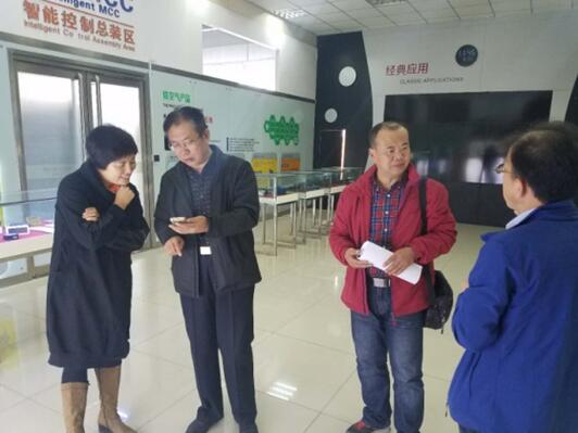 市万柏林区环保局领导考察1号娱乐科技1