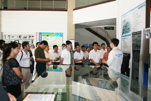 省煤炭运销集团董事长刘建明一行来1号娱乐科技洽谈物联网合作