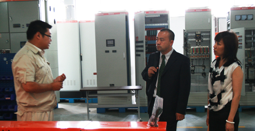 英特尔公司总经理考察1号娱乐科技1