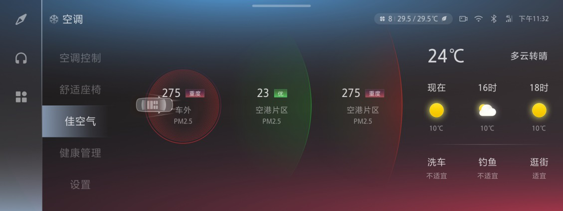 物联网“握手”车联网 打造首款“环境与健康”相结合的汽车智能产品
