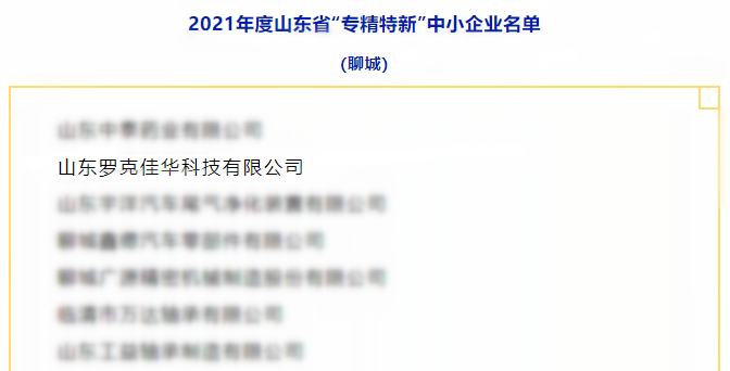 1号娱乐科技山东分公司入选2021年度“专精特新”中小企业.png